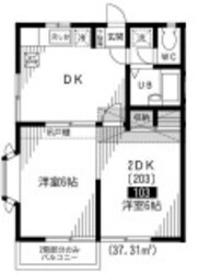 メゾンヒルズの物件間取画像